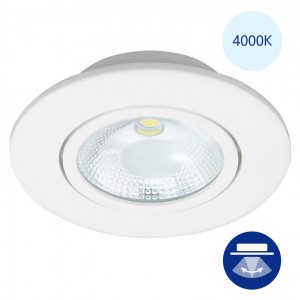 Lumin'arte св-к встр. COB св/д 5W метал/пласт4000K 4K 375Lm пов-ый белый COB-DLL5W-SR