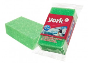 Губка для тела (мочалка) Большая 18*10,5*6см, 010070 York