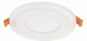 Ecola св-к встр. св/д даунлайт Круг 6W 4200K 4K подсветка 3W 2K 145(105)x20 DWRV90ELC