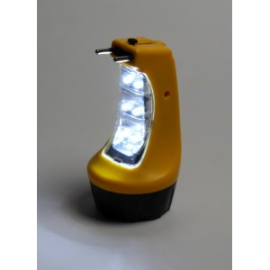 Smartbuy фонарь ручной SBF-87-Y (акк. 4V 0.5 Ah) 4св/д+6св/д, желтый/пластик, вилка 220V (5 шт.)