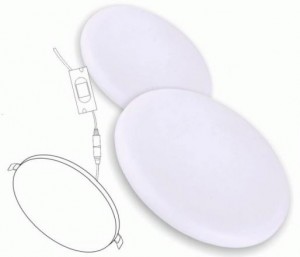 Ecola св-к встр. св/д даунлайт без рамки 24W 4200K 4K Круг 170(150)x30 DFRV24ELC