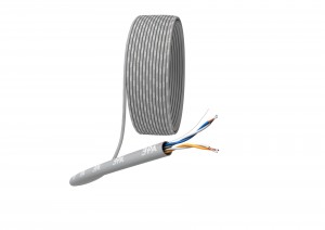 ЭРА SIMPLE Кабель витая пара U/UTP 2PR 2х2х24 AWG Cat5e CCA PVC 305м 3007
