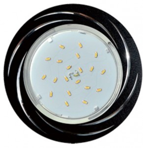 Ecola GX53 H4 DL5386 св-к Вихрь Черный/Алюм. 20x110 FB5386ECB