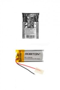 Ак-р Robiton Li-Po LP401430 3.7В 120мАч PK1, 14893