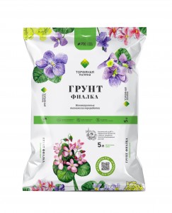 Торфяная поляна грунт цветочный Фиалка 5л. РТК