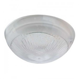 Ecola св-к накладной Круг 1xGX70 Сириус пластик матов. IP65 белый 220x100 Light TP70L1ECR