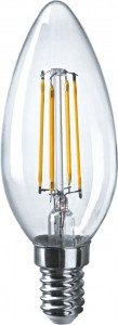 Navigator Свеча С35 E14 4W(380lm) 4000 4K 35x98 NLL-F-C35-4-230-4K-E14 (10!) 61339