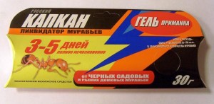 От муравьев гель 30гр. (шприц) фипронил (садовых и домашних) Капкан Ликвидатор