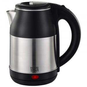 Чайник электр. Homestar HS-1034 Черный (диск, 1,8л), 1,5кВт, нерж.сталь 102668