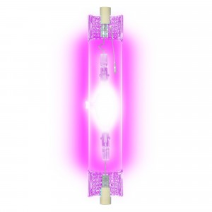 Uniel лампа металогалогенная линейная R7s 150W 7000lm 23х132 пурпурный MH-DE-150/PURPLE/R7s