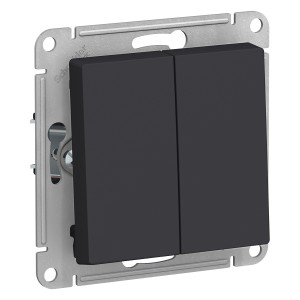 Schneider AtlasDesign мех. выкл. СУ 2 кл. карбон (пласт. осн.) ATN001051