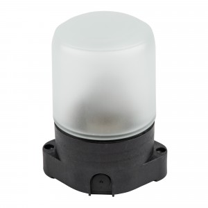 Uniel Св-к св/д влагозащит. 60W Е27 107x84x137 Черный UWL-K01R 60W/E27 IP65 BLACK