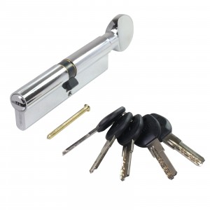 АЛЛЮР Цилиндровый механизм HD FG 110-5К CP[50х10х50G] хром перф.кл (50,10)