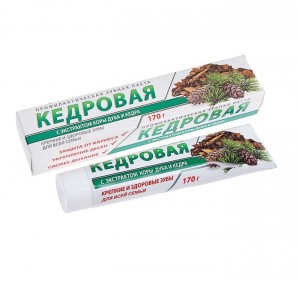 Зубная паста Кедровая МК, туба 170гр