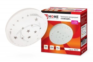 ASD/inHome св-к св/д декоративный 12W(780lm) 6500К 6K СОЗВЕЗДИЕ d190 IP40 2185