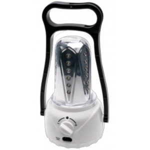 Космос фонарь кемпинговый 6008LED (акк. 4V 2Ah) 36св/д (300lm), сер/пласт, влагозащ, ударопр,диммер (2 шт.)