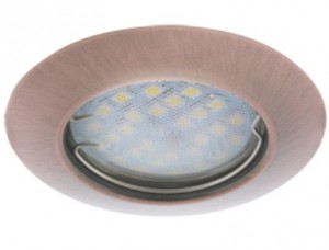 Ecola MR16 GU5.3 DL92 св-к выпуклый Черненая Медь 30x80 Light FA1612EFY