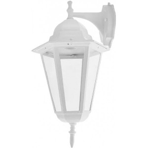 Camelion 4102 св-к уличный/садовый "бра вниз" белый 60W E27 220V алюминий/стекло IP43