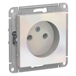 Schneider AtlasDesign мех. роз. СУ 1 мест. жемчуг (пласт. осн.) ATN000441