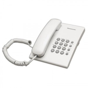 Телефон PANASONIC KX-TS2350RUW, белый, повторный  набор, тональный/импульсный режим
