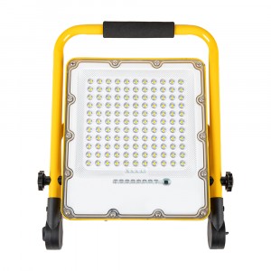 Feron Прожектор св/д с зарядным устройством 100W(7500lm) 15Ah 6400K IP66 60х290х350 LL-950 48677