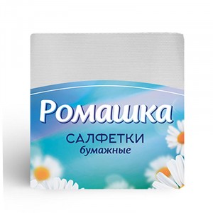 Салфетка бум. Лилия 70л. (1сл.) Ромашка 24*24