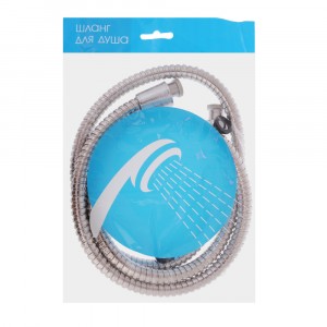 Шланг для душа 150 см, 1/2"(Имп)-1/2"(Имп), сталь, пластик, ПВХ 569-018