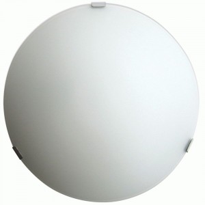 Элетех Мелани св-к настен.-потол. 2x60W E27 d300 матовое белое стекло (РФ) 1005205609 619197