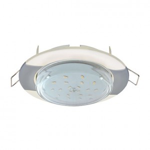 Ecola GX53 H4 св-к "Волна" Жемчуг-Серебро 38x116 FA71H4ECB
