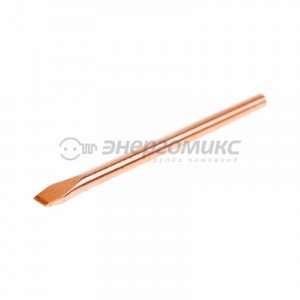 Rexant Жало медное O3.8 для паяльников 25Вт (тип: клин) цена за шт (5!), 12-9941