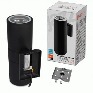 Jazzway св-к фасадный LED PWL - 26090/30D 2x5W(900lm) 6500K 6K черный IP65 90x260x150x104.10186186В