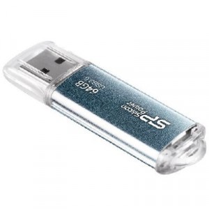 Флэш-диск (флэшка) USB UFD 3.0 Silicon Power 64GB Marvel M01, Blue (SP064GBUF3M01V1B)