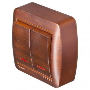Lezard DEMET выкл. ОУ 2 кл. 10А (инд.) маун (основание PBT, корпус PC) 711-0400-112