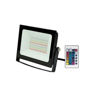 Uniel прожектор св/д RGB с пультом 30W(2500lm 120°) ULF-F60-30W/RGB IP65 200-240В BLACK