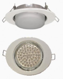 Ecola GX53-FT3238 св-к  Эллипс белый 41x126х106 FW53ELECB