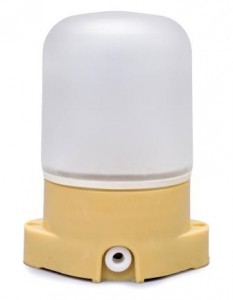 GENERAL св-к ЖКХ Е27 60W IP65 баня/сауна цилиндр термопласт осн/жаропр.стекло сосна НПБ400 437784