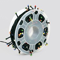 Feron гирлянда-нить улич. 50м на бобине 230V 2200LED 5000K 6K IP44 шнур 3м CL98 51437