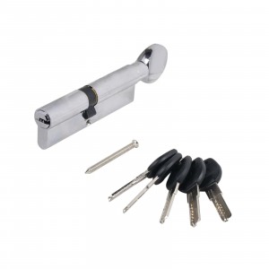 АЛЛЮР Цилиндровый механизм HD FG 100-5К CP[40х10х50G] хром перф.кл (50,10)