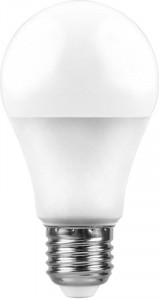 Feron ЛОН A60 E27 10W(800lm) 6400K 6K матовая 108x60, LB-92 25459