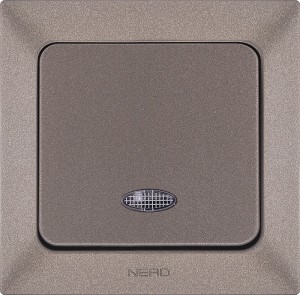 NE-AD ARAS выкл. СУ 1 кл. мокко (инд.) 93-125-01I