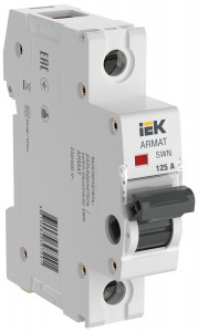 IEK ARMAT выключатель-разъединитель (нагрузки) SWN 1P 125А AR-SWN-1-125