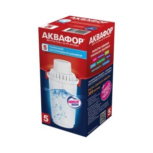 Модуль сменный/кассета фильтр. Аквафор В5, 1шт/уп (от бактерий), ресурс 300л, арт.517311
