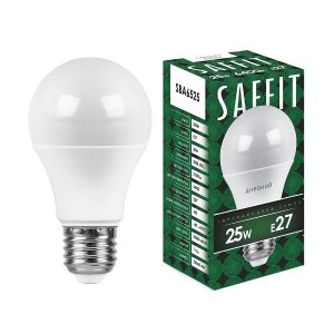 Saffit ЛОН А60 E27 25W(2150lm) 6400K 6K матовая 136x65  SBA6525 55089