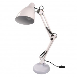 ФАЗА св-к настольный на струбцине TBL-02 Е27 60W белый, база бел. .5046252