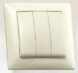 Кунцево-Электро СЕЛЕНА выкл. СУ 3 кл. 10 А сл. кость, АБС-пластик С0510-406 "с/к"