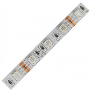 Ecola Лента св/д 12V 14.4W/m60Led/m IP20 RGB 50м(интер)PRО SMD5050 P2LM14ESD(+10кон542067)