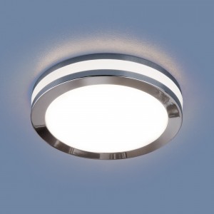Elektrostandard св-к встр. св/д 5W(450lm) 4200K 4K 80x14 хром DSKR80 a049512