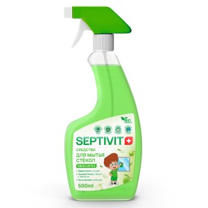Средство для стёкол GREEN APPLE 500мл SEPTIVIT 220