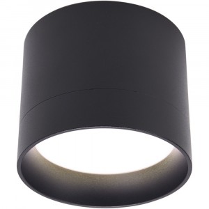 Feron св-к накл. спот GX53 черный 82x82x70 HL353 41283