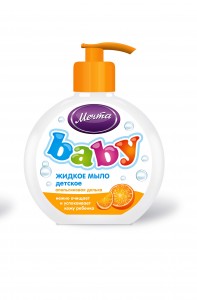 Мыло жидкое Детское 250мл. (3+) Апельсиновая долька Мечта Baby